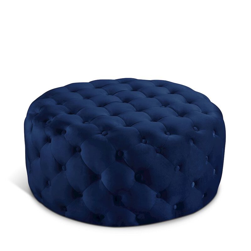 Meridian Furniture Addison Velvet Ottoman/Bench