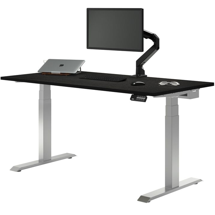 Desky Dual Bamboo Sit Stand Desk
