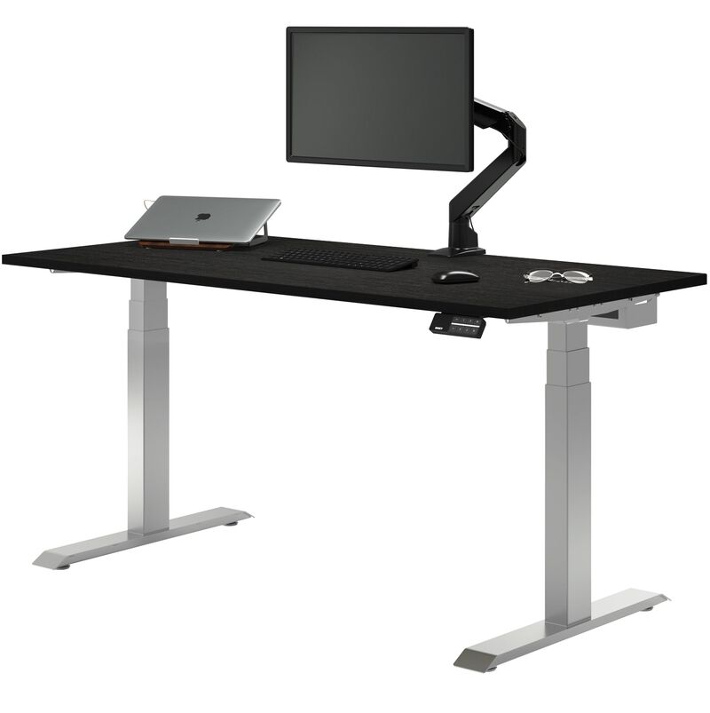 Desky Dual Bamboo Sit Stand Desk image number 0