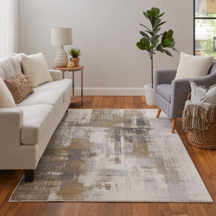Mandana 39LYF Ivory/Camel 7'9" x 10' Rug