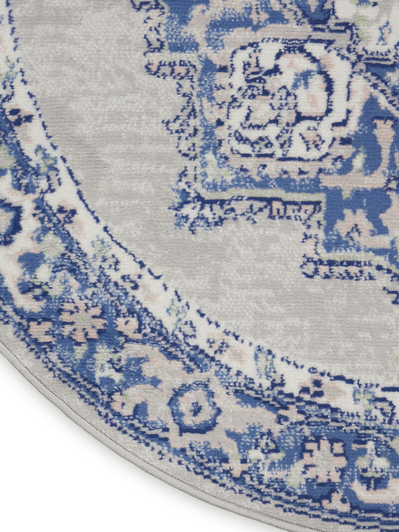 Whimsicle WHS03 Gray/Blue 8'4" x 11'6" Rug image number 3