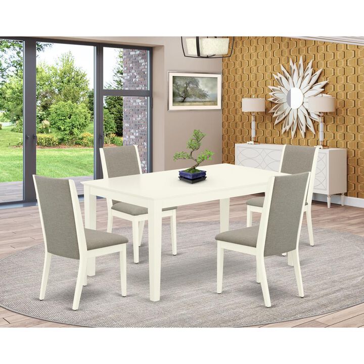 Dining Room Set Linen White