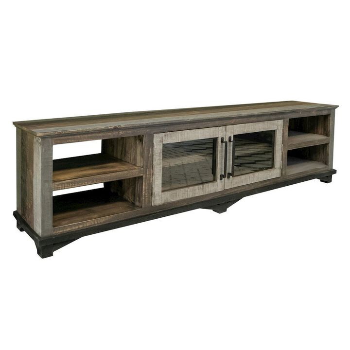 Crafters and Weavers Greenview Loft Solid Wood TV Stand - 93