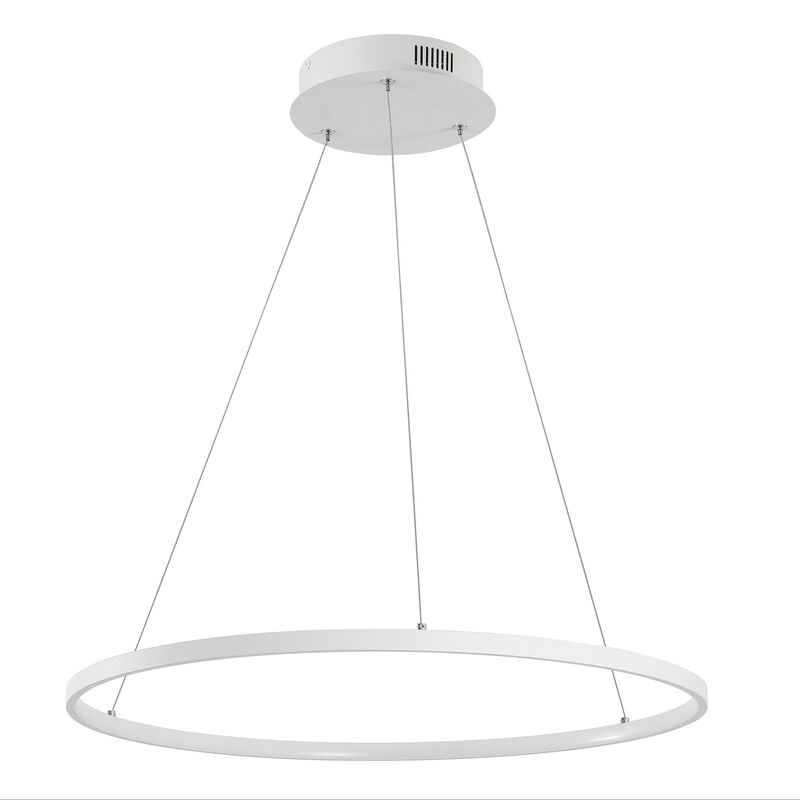Brice Modern Contemporary Metal Round Dimmable Integrated LED Pendant