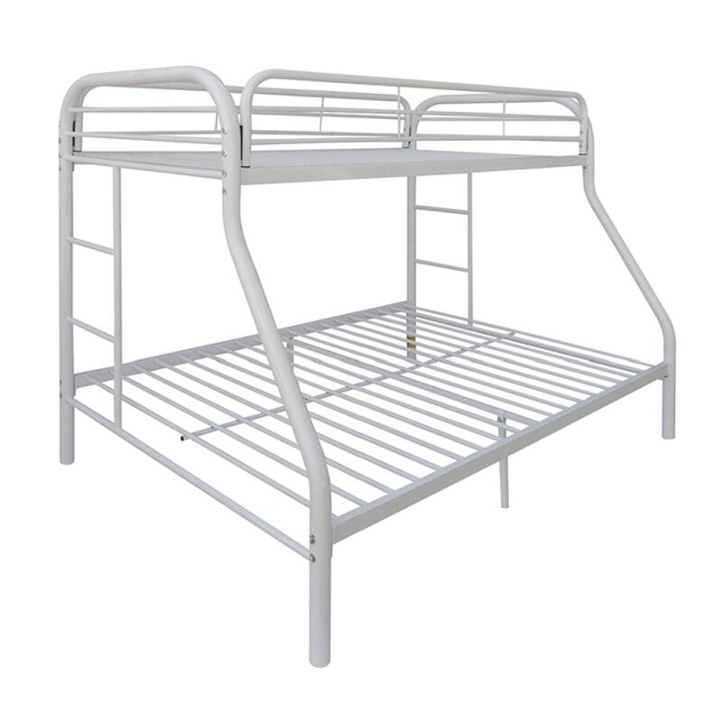 Tritan Bunk Bed (Twin/Full) in White image number 4