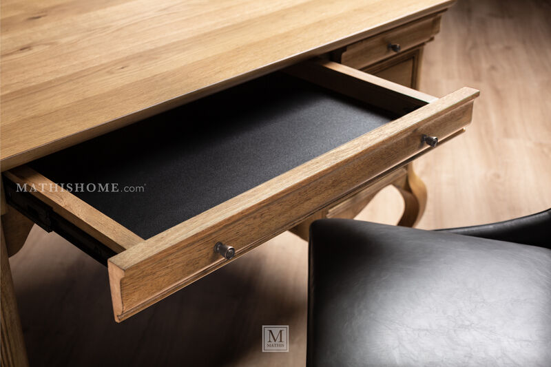 Chateau Philippe 64" Half Ped Desk image number 3