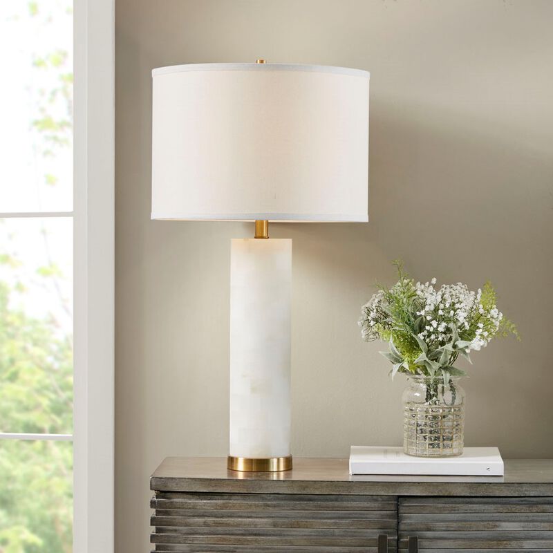 Streamdale Prague Alabaster Table Lamp