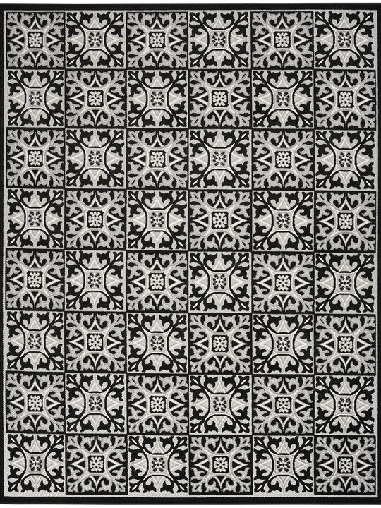 Aloha ALH34 Black/White 3'6" x 5'6" Rug