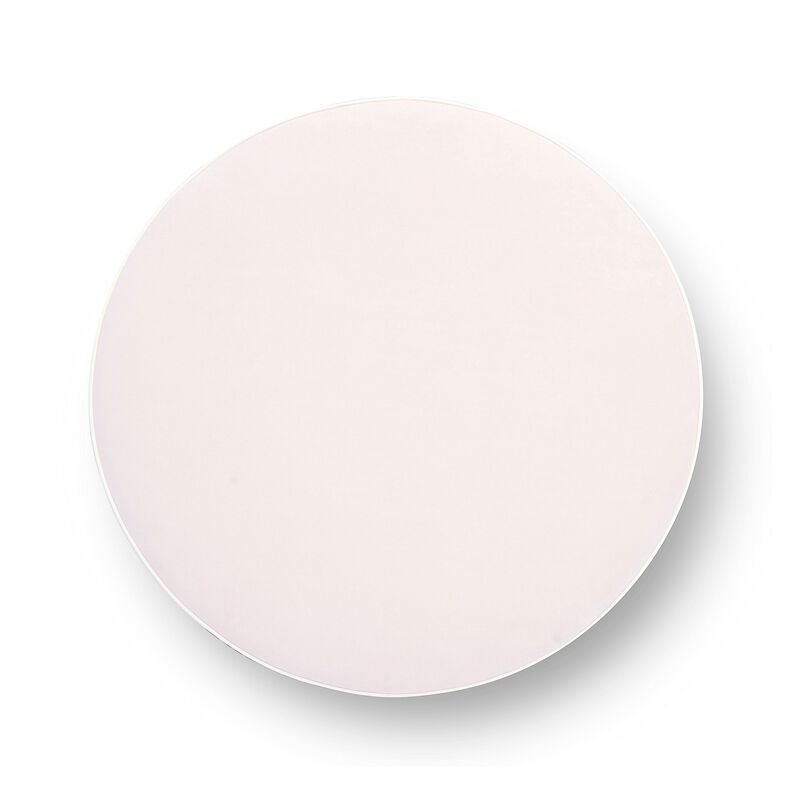 Tassy Neutral Floral Tasseled Round Ottoman image number 4