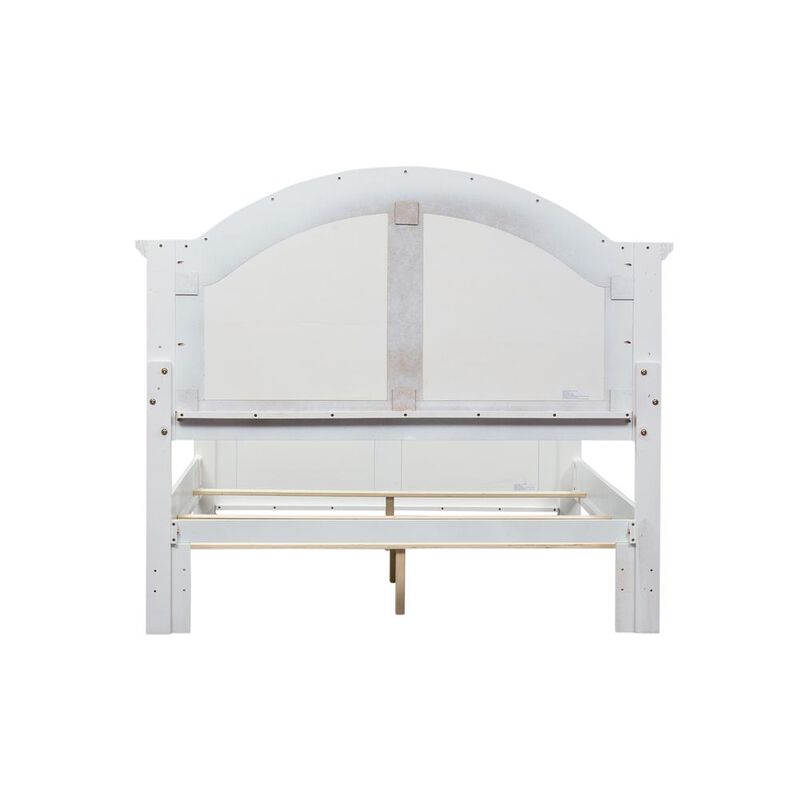 Liberty Furniture Summer House I Queen Panel Bed in Oyster White image number 5