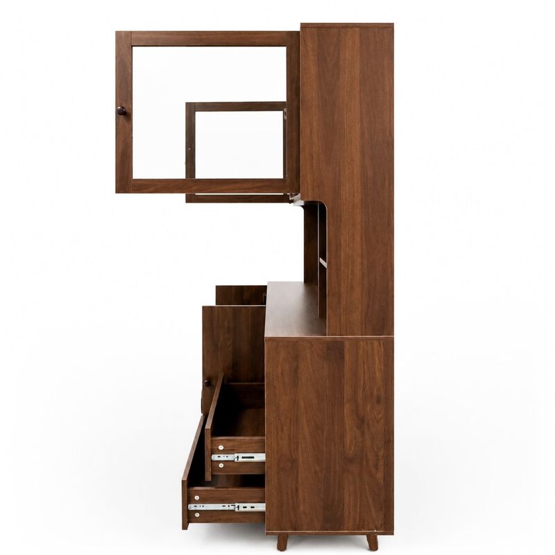 Fumbag Modern Hutch‑Style Kitchen Buffet Cabinet image number 5