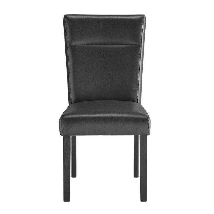 Blanche Charcoal Upholstered Dining Chairs Set of 2