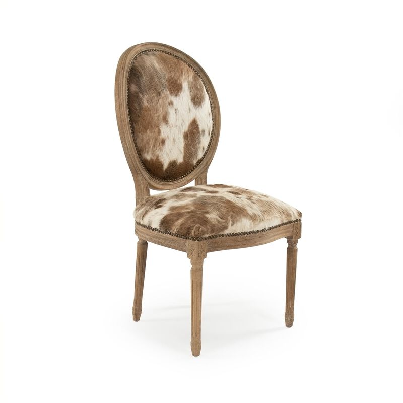 Medallion Cowhide Chair B004 E272 Cow SPBRW image number 0