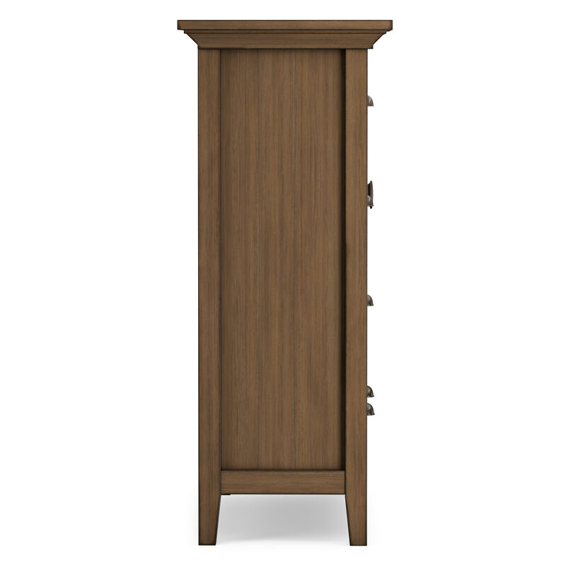 Redmond SOLID WOOD 39 inch Wide Transitional Medium Storage Cabinet in Rustic Natural Aged Brown image number 5