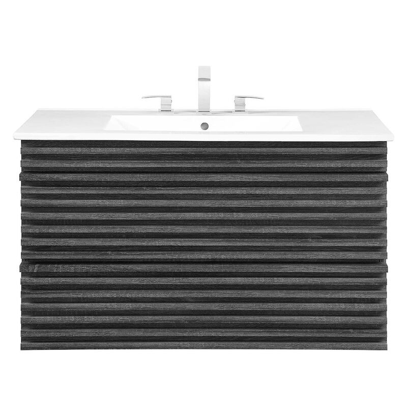 Render 36" Wall-Mount Bathroom Vanity image number 2