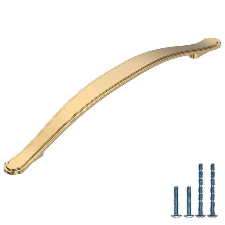 AOOTOCH 10 Pack Champagne Bronze Kitchen Cabinet Handles 6.3 Inch Cabinet Pulls Cabinet Hardware Drawer Handles for Cabinet Dres