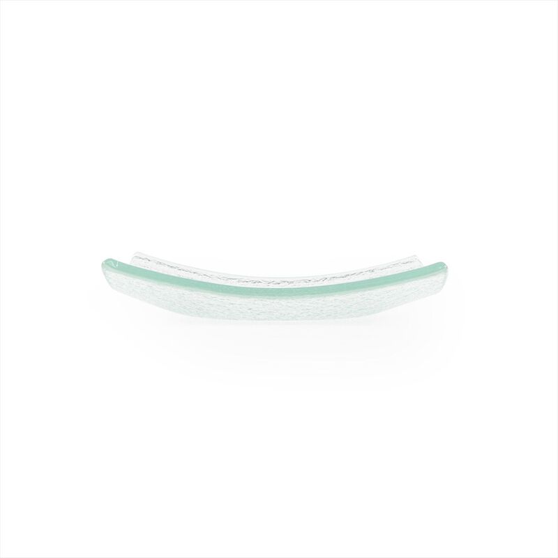 Turgla Fusion Glass 5.75" x 5.75" Square Clear Glass Plate (Set of 4) image number 2