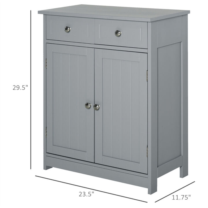 Bathroom Storage Cabinet with Shelves and Doors for Organized Space