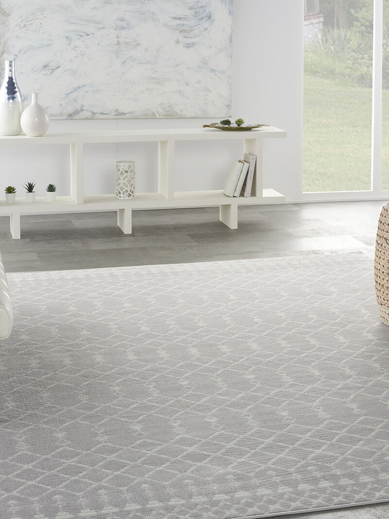 Whimsicle WHS02 Gray 7' x 10' Rug