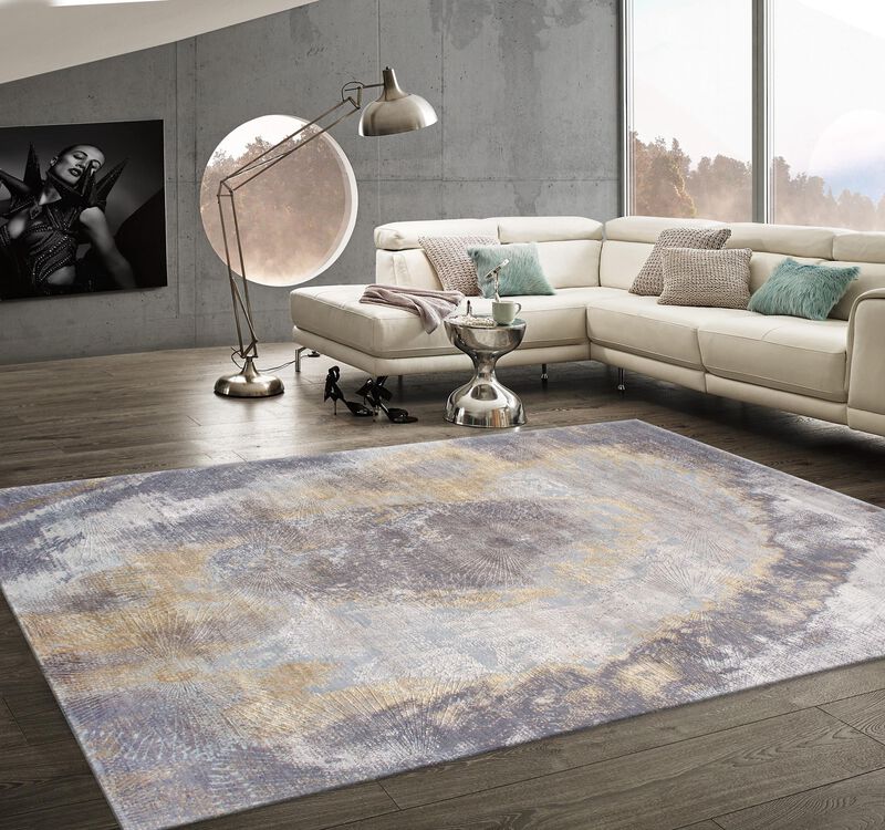 Pasargad Home Cosmo Hand-Knotted Silk & Wool Area Rug,  8'11" X 12' 1", Multi image number 4