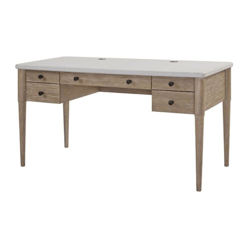 Wilmington 58" 5-Drawer Desk image number 0