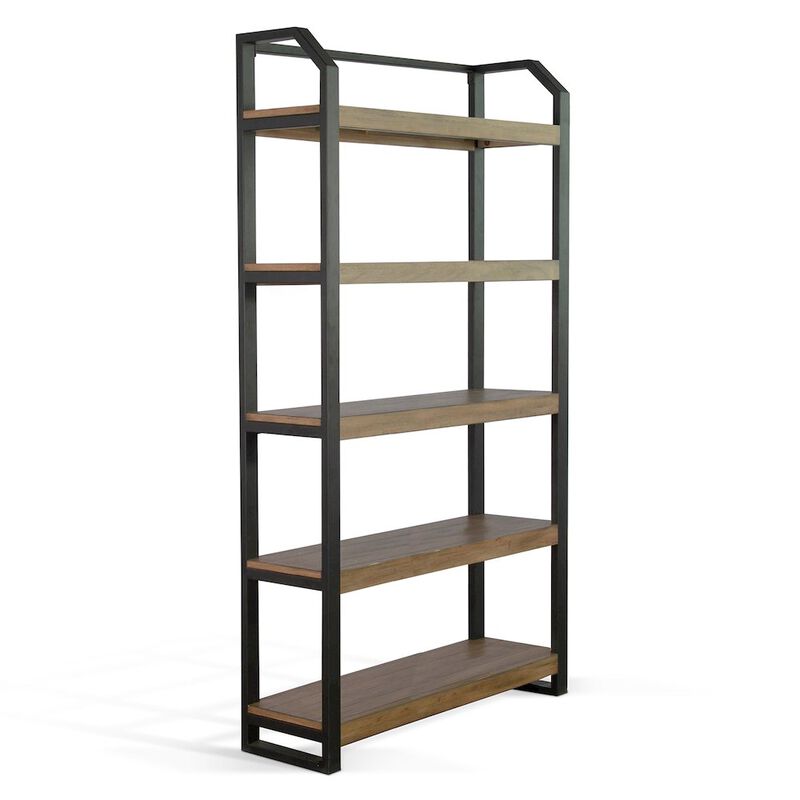 Sunny Designs Doe Valley Metal Frame Bookcase image number 0