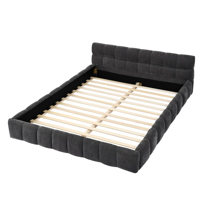 TATEUS Upholstered Platform Bed image number 0