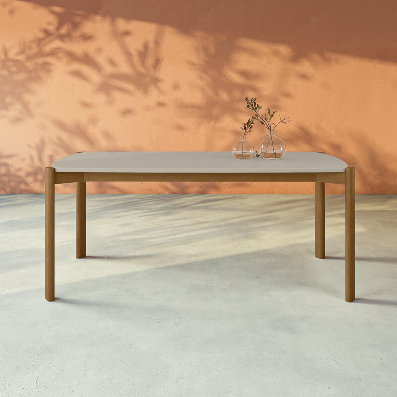 Gales Beige 70" Dining Table