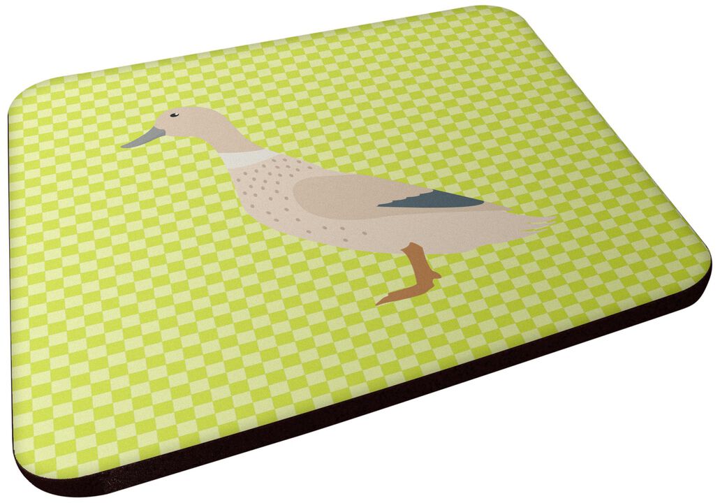 Caroline's Treasures West Harlequin Duck Green Decorative coasters, 3.5, Multicolor