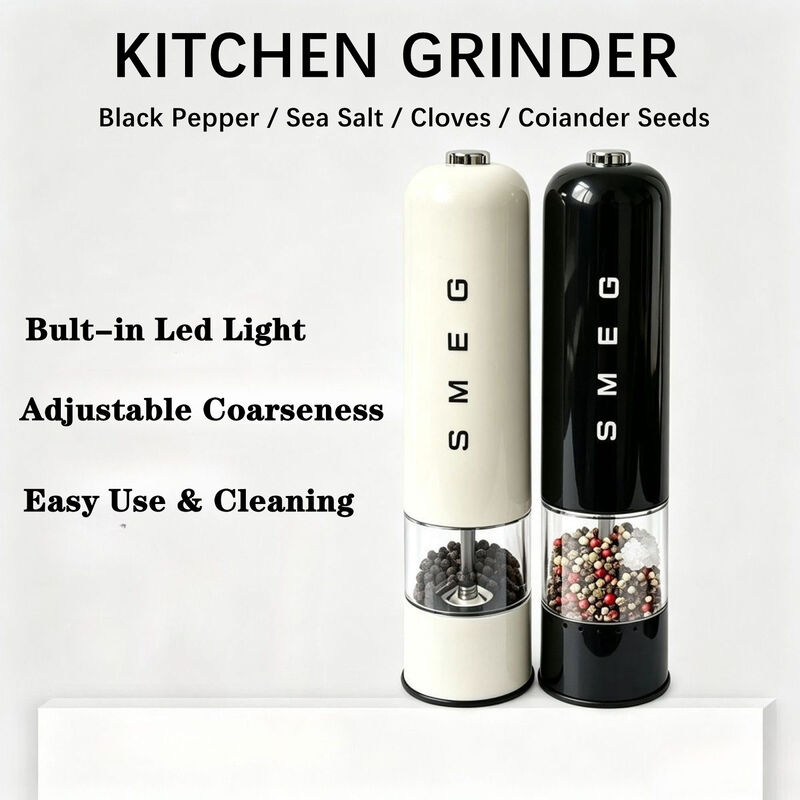 Smeg Electric Mills Sea Salt & Pepper Grinder image number 2