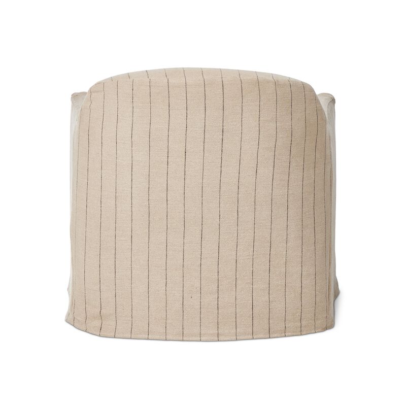 Lowell Lavon Flint Slipcover Swivel Chair