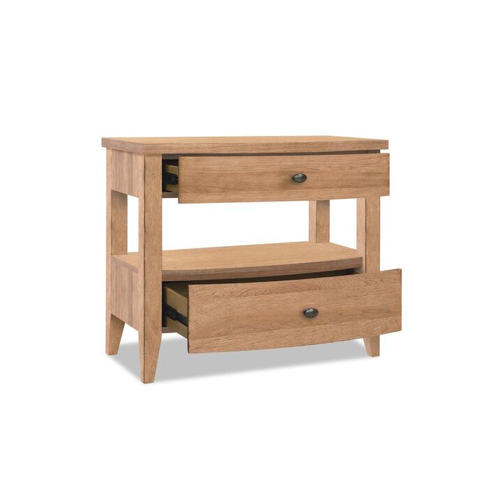 Legacy Classic Today's Traditions Open Nightstand (2 drawers, USB)
