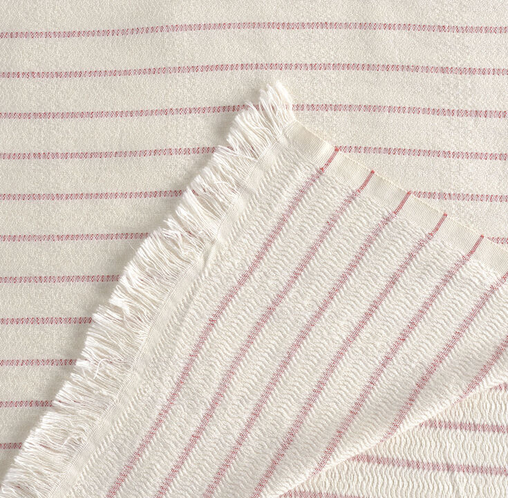 Textile Gocek Striped Cotton Full Coverlet