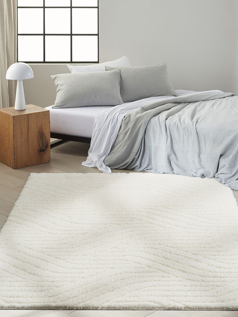 Surfaces SFC01 Ivory 3'11" x 5'11" Rug