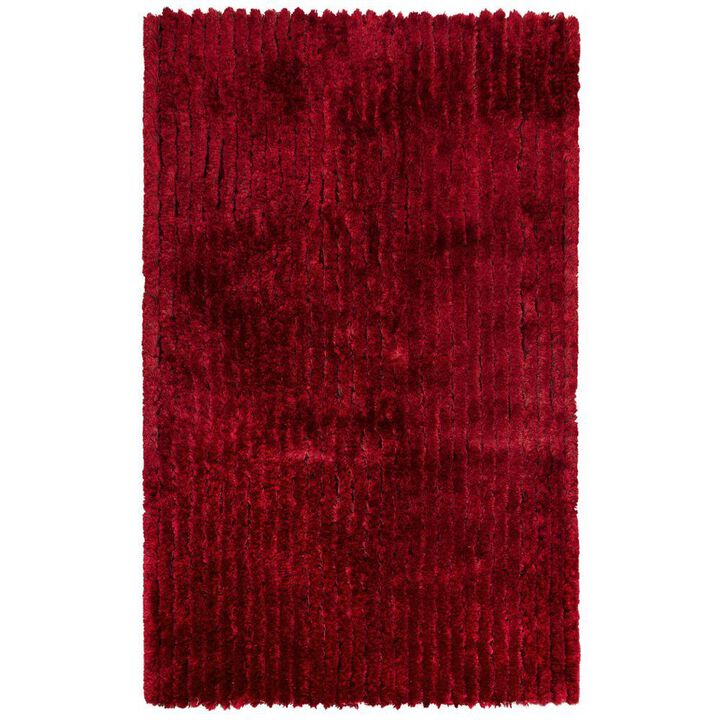 Eclipse Red 7'6"X9'6" Tufted Rug