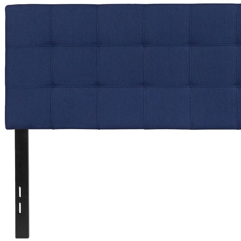 Flash Furniture Tufted Upholstered Full Size Headboard in Navy Fabric image number 5