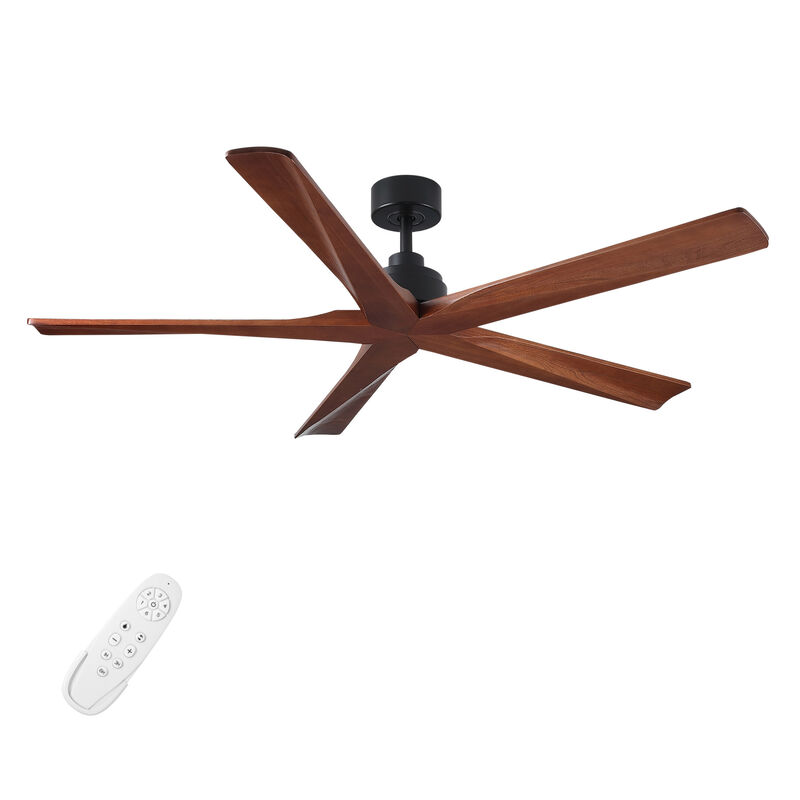 ELEMENT ACE Low Profile Reversible Ceiling Fan with Remote Control Quiet Operation Energy Efficient DC Motor 6 Adjustable Speeds Ideal for Medium Sized Rooms Year Round Use image number 7