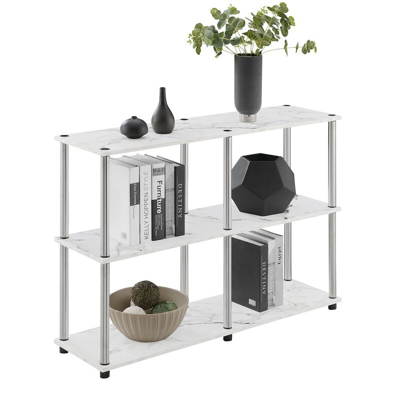 Convenience Concepts Designs2Go No Tools Console Table with Shelves