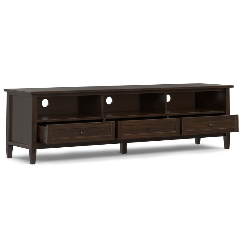 Warm Shaker 72 inch Low TV Media Stand image number 3