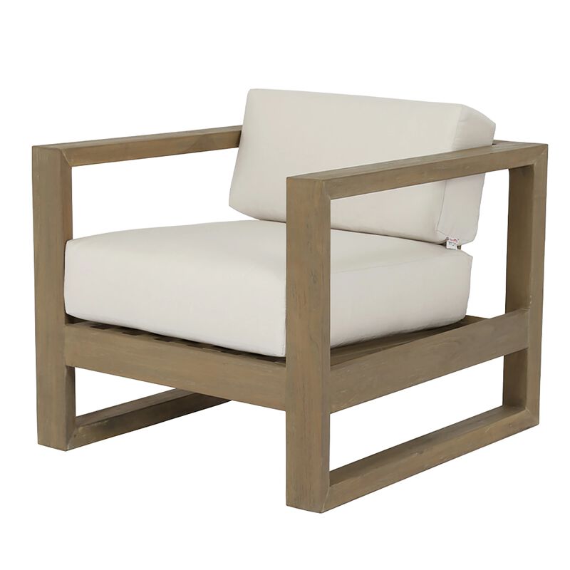 Coastal Teak Club Chair image number 4