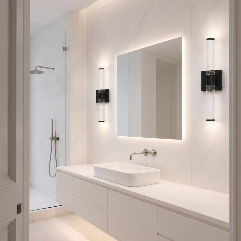 ELEMENT ACE 2 Sets Modern Dimmable LED Bathroom Vanity Wall Light Fixtures Over Mirror Suitable for Kitchen, Hallway, Bedroom, Dining Room and Art Display image number 2