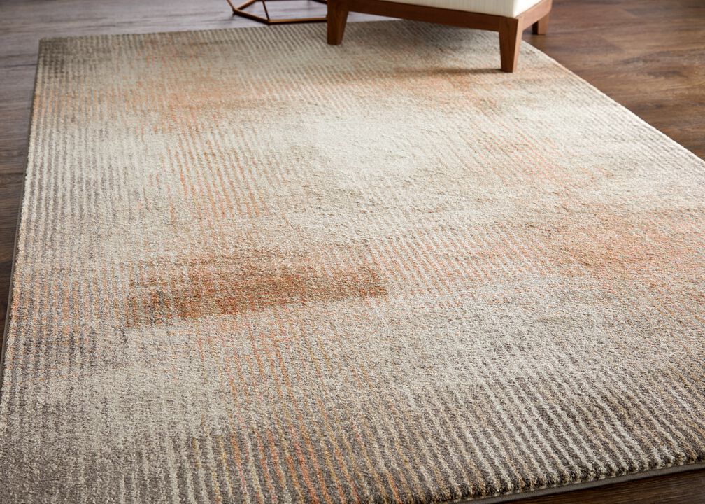 Eden 39QPF Coral/Ivory 6'4" x 9'2" Rug