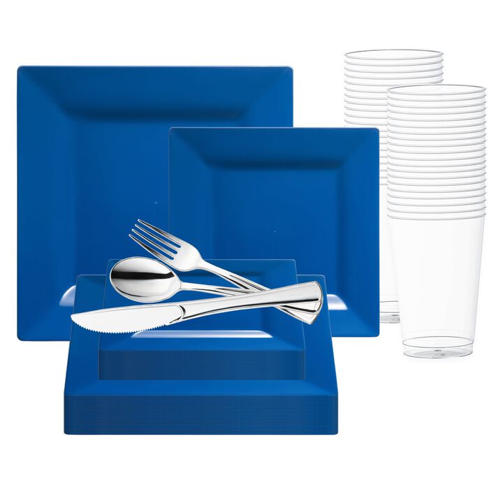 Square Plastic Wedding Value Set (30 Sets)