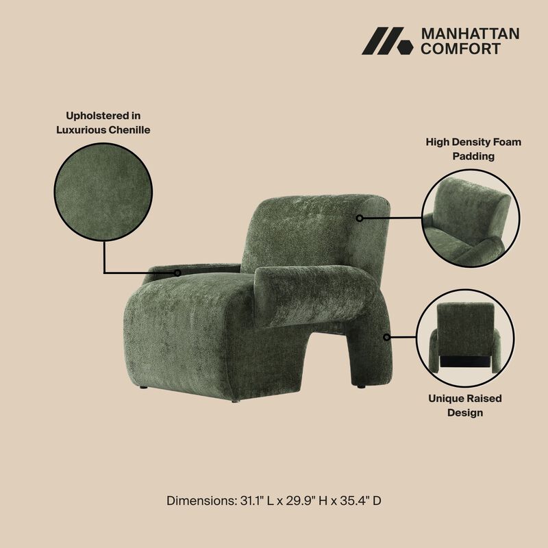 Verandah Green XL Sofa and Accent Chairs Set