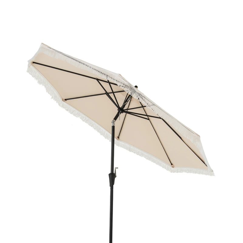 Mondawe 9 FT Patio Umbrella with Sun-Protective Canopy for Patio Garden Pool