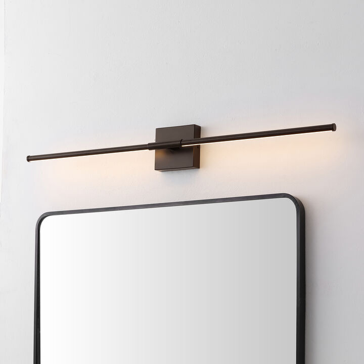 Makena Modern Minimalist Dimmable Integrated LED Metal Wall Sconce