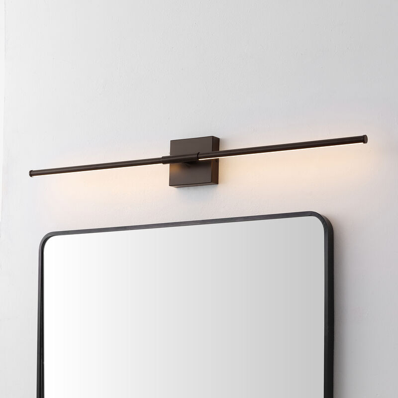 Makena Modern Minimalist Dimmable Integrated LED Metal Wall Sconce