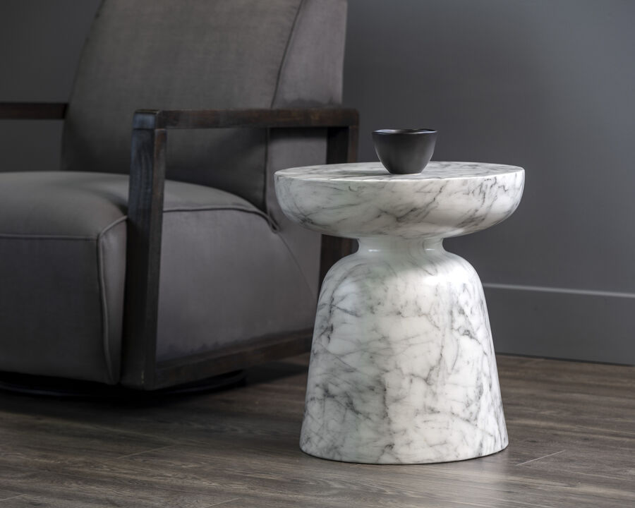 Lucida Marble End Table