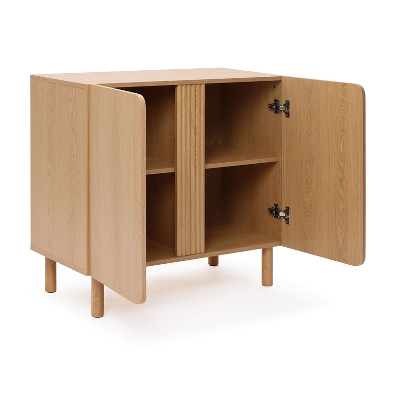 31" Zendic 2-Door Wood Storage Cabinet image number 3