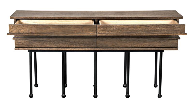 Oliver Console, Dark Walnut